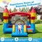 Multi-color 420D Oxford Cloth and 500D PVC Inflatable Bounce House with Slide and Basketball Hoop for Kids